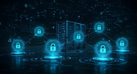 An advanced AI-based cyber defense system actively detecting and neutralizing digital intrusions in real-time