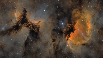 Obraz premium Colorful Galaxy with Mysterious Nebula and Starry Clouds