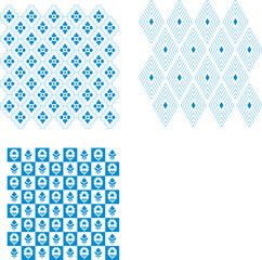 Seamless Pattern Design &ndash; Abstract Textile, Fabric Print, Repeating Vector Background