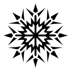 Snowflake Silhouette