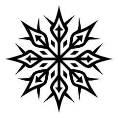 Snowflake Silhouette