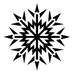 Snowflake Silhouette