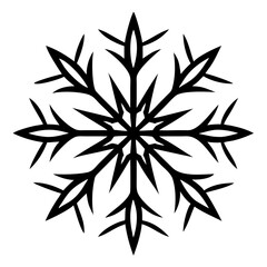 Snowflake Silhouette