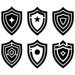 Obraz premium Shield of celestial golden harmony unity