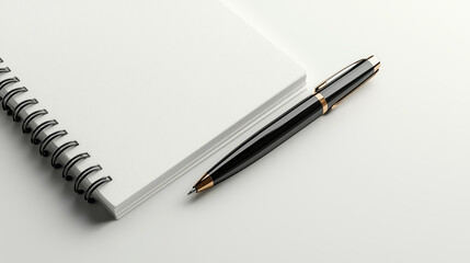 Blank notebook for notes.