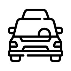 Obraz premium taxi line icon