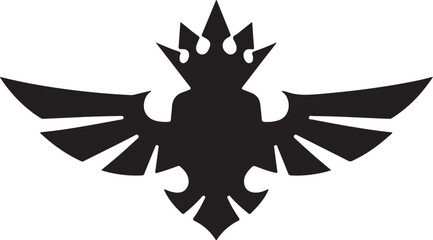 Collection of Royal Crown king ornament Silhouettes