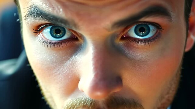 Interpreter translating during tense international business negotiation