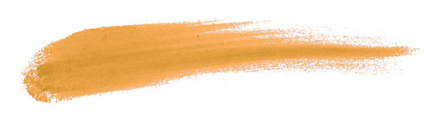 orange brush isolated on transparent background