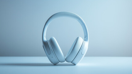 headphones in a minimalist style on