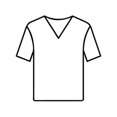 Naklejka premium chemise icon, chemise line art - simple line art of chemise, perfect for chemise logos and icons
