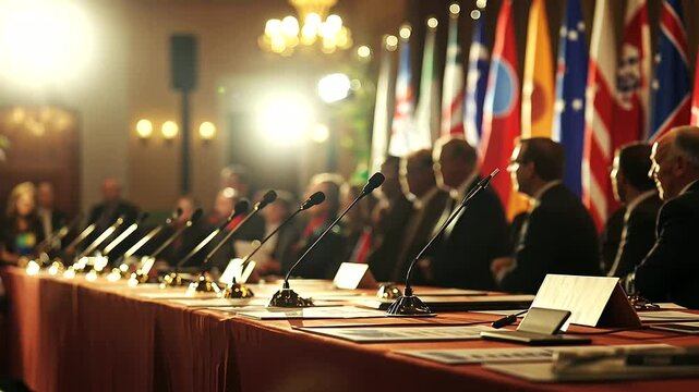 Trade Agreement Signing Ceremony Under Media Spotlight