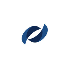 Obraz premium Abstract Blue Logo Design