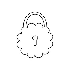 padlock illustration