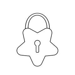 padlock illustration