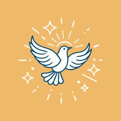 vector illustration of a bird