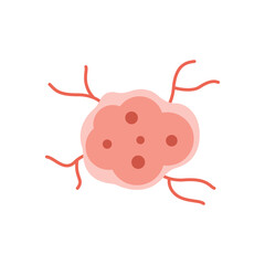 cancer cell spread. cancer disease concept