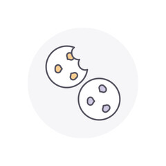COOKIES vector icon stock illustration