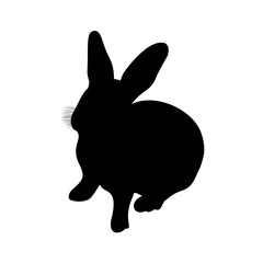 rabbit silhouette