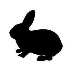rabbit silhouette