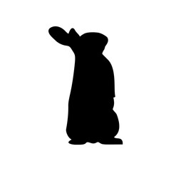 rabbit silhouette