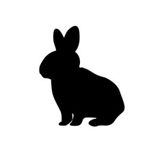 rabbit silhouette