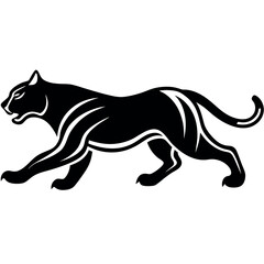 Obraz premium A minimalist-yet-intricate-set-of-a-running-rabbit. 