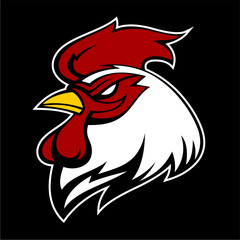 Obraz premium rooster head mascot
