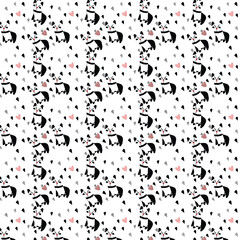 Seamless animal leopard pattern vector