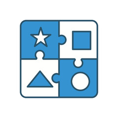 MAT vector icon stock illustration