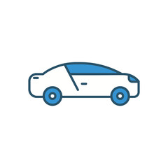 CAR vector icon stock illustration