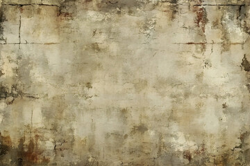 Grunge textured background with faded beige, brown, and gray tones.