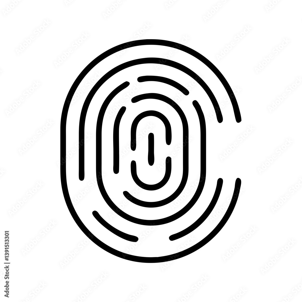 Poster fingerprint scan identification security biometric personal identity access control authentications 