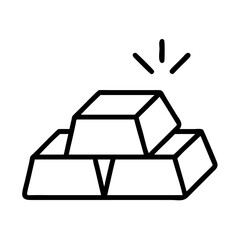 Gold bars illustration vector, investment, finance, wealth, treasure, bullion, metal, savings, rich 100