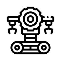 cogwheel line icon