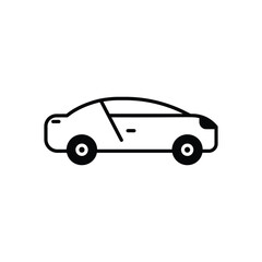 CAR vector icon stock illustration