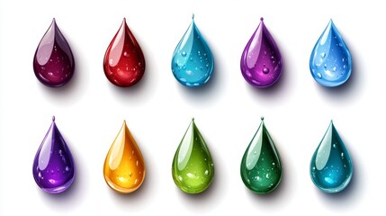 Detailed images of liquid showcasing lifelike water droplets, splashes, and bubbles