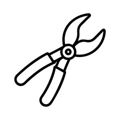 Find the best pruning shears vector for gardening and landscaping projects high quality and scalable tool icon