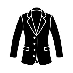 blazer icon, blazer line art - simple line art of blazer, perfect for blazer logos and icons