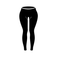leggings icon, leggings line art - simple line art of leggings, perfect for leggings logos and icons