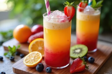 Fruit Smoothie Board Display