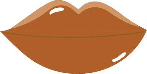 vector illustration of lips