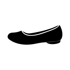 ballet flats icon, ballet flats line art - simple line art of ballet flats, perfect for ballet flats logos and icons