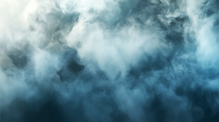 Obraz premium Misty Cloudscape: A serene cloudscape paints the sky with a mesmerizing blend of ethereal mists, evoking a sense of tranquility and the mysteries of nature.