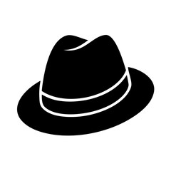 fedoras icon, fedoras line art - simple line art of fedoras, perfect for fedoras logos and icons