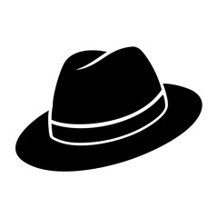 fedoras icon, fedoras line art - simple line art of fedoras, perfect for fedoras logos and icons
