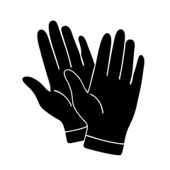 gloves icon, gloves line art - simple line art of gloves, perfect for gloves logos and icons