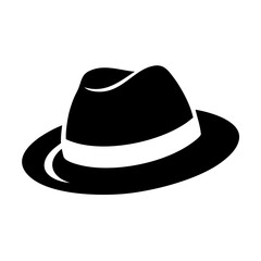 panama hats icon, panama hats line art - simple line art of panama hats, perfect for panama hats logos and icons