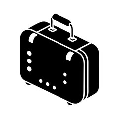 suitcase icon, suitcase line art - simple line art of suitcase, perfect for suitcase logos and icons