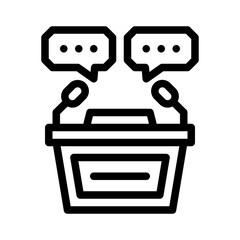 speech line icon